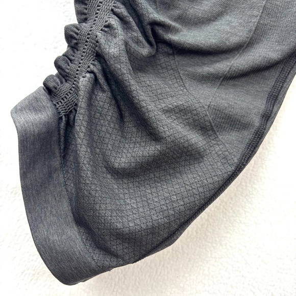 Lululemon Dark Gray in The Flow Crop Scrunch Midrise Compression Capri Leggings - Picture 8 of 16